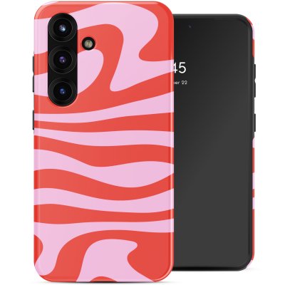 SELENCIA  Coque arri&egrave;re Vivid avec MagSafe Samsung Galaxy S25 - Dream Swirl Pink