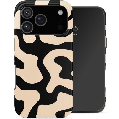 SELENCIA  Coque arri&egrave;re Vivid pour Apple iPhone 17 Pro - Art Wave Black