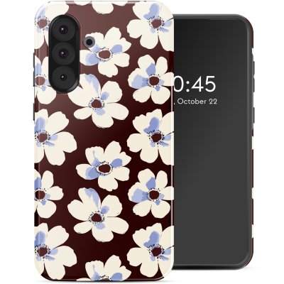 SELENCIA  Coque arri&egrave;re Vivid Samsung Galaxy A36 / A56 - Choco Flower Pop