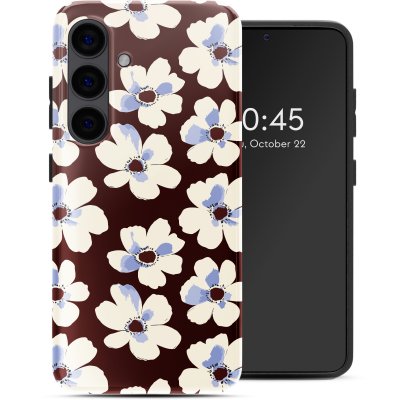 SELENCIA  Coque arri&egrave;re Vivid Samsung Galaxy S24 - Choco Flower Pop