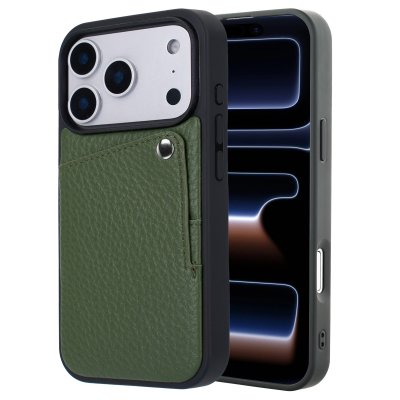 SELENCIA  Coque Riva avec porte-cartes Apple iPhone 17 Pro - Sage Green