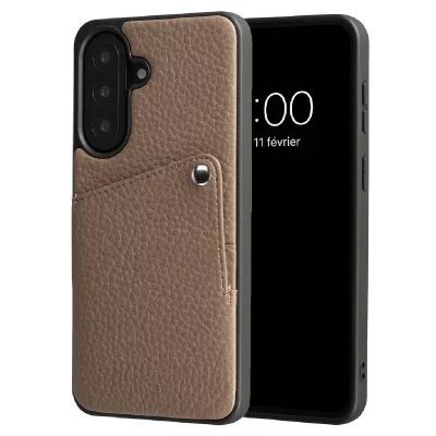 SELENCIA  Coque Riva avec porte-cartes Samsung Galaxy A57 (5G) - Mocha Brown