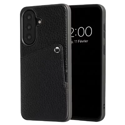 SELENCIA  Coque Riva avec porte-cartes Samsung Galaxy A57 (5G) - Noir