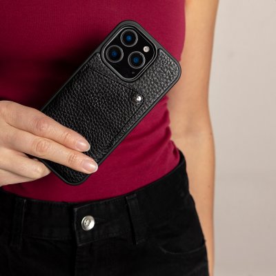 SELENCIA  Coque Riva avec porte-cartes Samsung Galaxy S26 - Noir