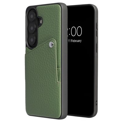 SELENCIA  Coque Riva avec porte-cartes Samsung Galaxy S26 - Sage Green