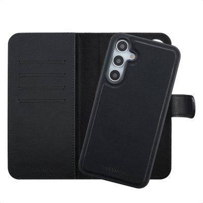 SELENCIA  &Eacute;tui portefeuille amovible Olyn avec MagSafe Samsung Galaxy A35 / A55 - Noir