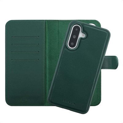 SELENCIA  &Eacute;tui portefeuille amovible Olyn avec MagSafe Samsung Galaxy A36 - Vert