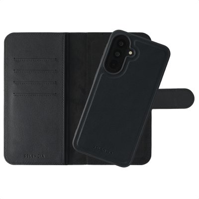SELENCIA  &Eacute;tui portefeuille amovible Olyn avec MagSafe Samsung Galaxy A37 (5G) - Noir