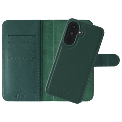 SELENCIA  &Eacute;tui portefeuille amovible Olyn avec MagSafe Samsung Galaxy A37 (5G) - Vert