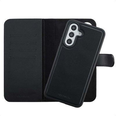 SELENCIA  &Eacute;tui portefeuille amovible Olyn avec MagSafe Samsung Galaxy A56 - Noir