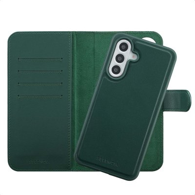 SELENCIA  &Eacute;tui portefeuille amovible Olyn avec MagSafe Samsung Galaxy A56 - Vert