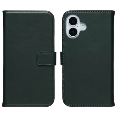 SELENCIA  &Eacute;tui portefeuille en cuir v&eacute;ritable Apple iPhone 17 - Vert