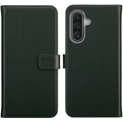 SELENCIA  &Eacute;tui portefeuille en cuir v&eacute;ritable Samsung Galaxy A17 - Vert