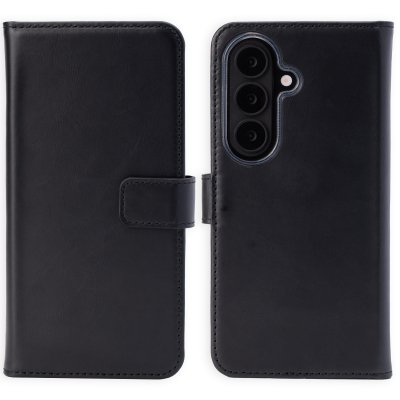 SELENCIA  &Eacute;tui portefeuille en cuir v&eacute;ritable Samsung Galaxy S26 - Noir
