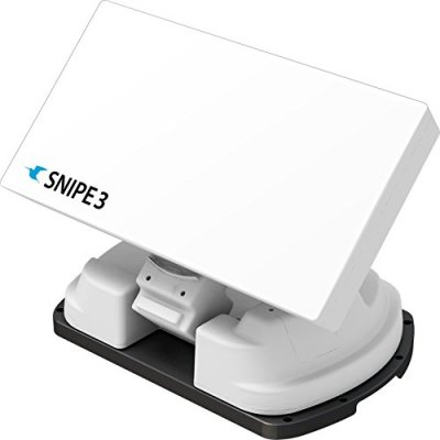 SELFSAT  Snipe V3 Twin Blanc, Satellites Antenne Automatique &ndash; White Line