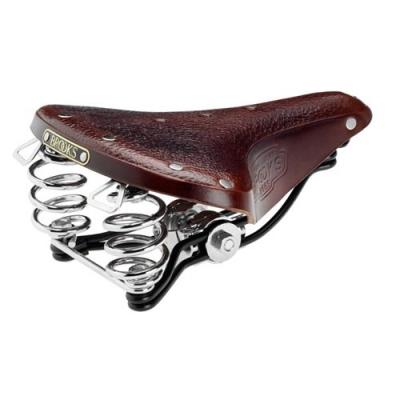 BROOKS ENGLAND Selle courte  B66 - Standard Antique Brown- Black