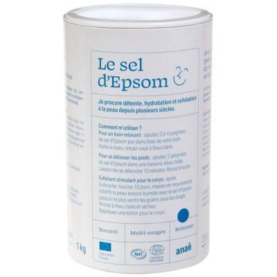 ANAE Sels d'Epsom 1 Kg - Sel pour le bain