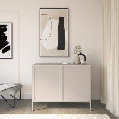Selsey - Buffet 2 Portes - 100cm - Gris Cachemire
