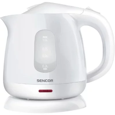 SENCOR  SWK 1010WH - Bouilloire - 1 litre - 1.1 kWatt - blanc
