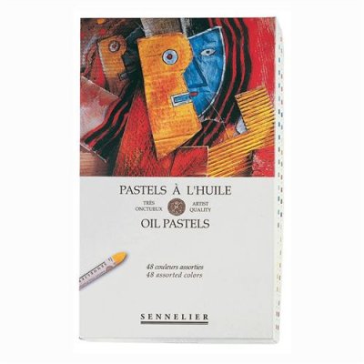 SENNELIER  Lot de 48 pastels &agrave; l'huile en carton, multicolore