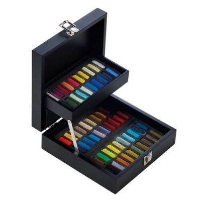 SENNELIER  Lot de 60 demi-b&acirc;tons pastel extra doux, multicolore