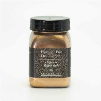 AUTRES Sennelier Pigment sec qualit&eacute; d'artiste Jaune Or 90g pot