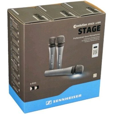 SENNHEISER  Evolution 3-pack bundle micros e835