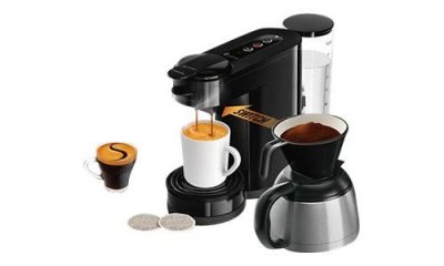  Senseo Switch HD6594 - Machine &agrave; caf&eacute; - 1 bar - 7 tasses - noir