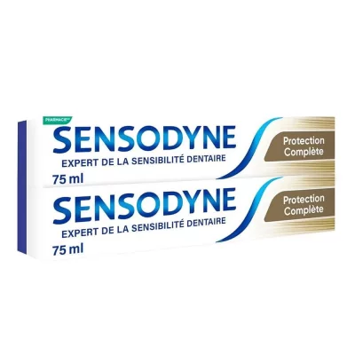 SENSODYNE  Dentifrice Protection Compl&egrave;te Lot de 2 x 75ml