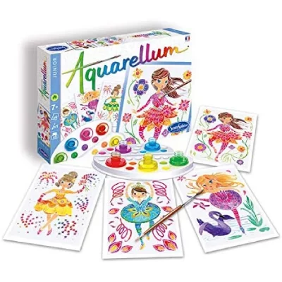 SENTOSPHERE  jeu aquarellum junior ballerines - pour enfant. 6509