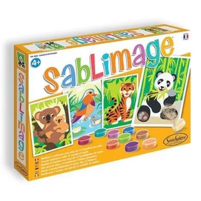 SENTOSPHERE SentoSph&egrave;re- Sablimage Animaux en Danger, 8805, Orange