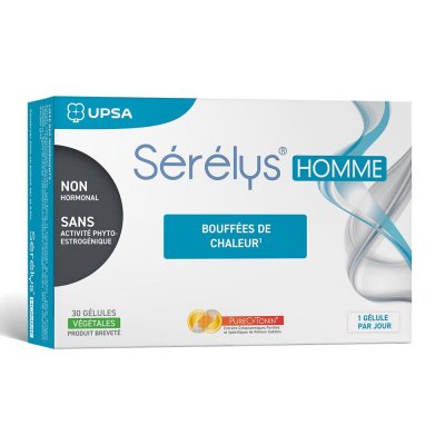 SERELYS S&eacute;r&eacute;lys HOMME 30 g&eacute;lules v&eacute;g&eacute;tales, 1 mois
