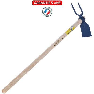 OUTILS PERRIN Serfouette 26 Panne Et Fourche Forg&eacute;e Emmanch&eacute;
