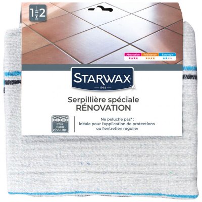 STARWAX Serpilli&egrave;re gaufr&eacute;e extra-blanche 50 x 100 cm
