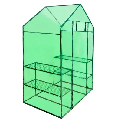 VIDAXL Serre avec 4 &eacute;tag&egrave;res  Vert