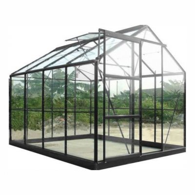 HTTPS: OUTIROR.COM IMG P 9 5 3 7 9537.JPG Serre de jardin en verre tremp&eacute; SEKURIT 4 mm + Base - 4,7 m&sup2;