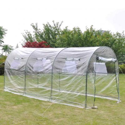 VIDAXL Serre de jardin tunnel 450 x 190 x 200 cm