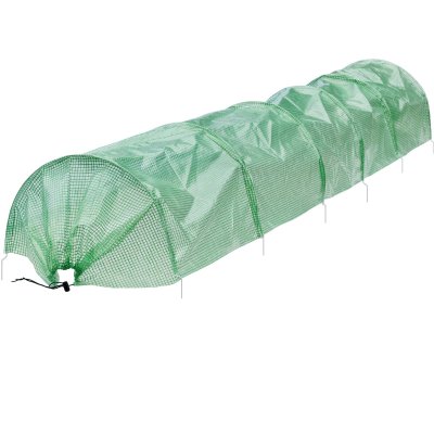ECD GERMANY Serre de jardin tunnel de culture abri de plantes l&eacute;gumes fruits 300x55x35 cm