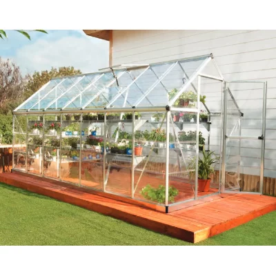 PALRAM Serre polycarbonate Harmony argent 7.9 m&sup2; -  Canopia