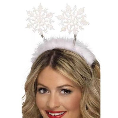 SMIFFYS Serre-t&ecirc;te flocon de neige adulte Taille  Unique