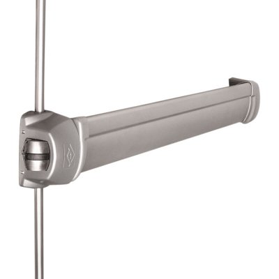 JPM Serrure antipanique 3 points - 835 mm - recoupable - gris - Fluid 