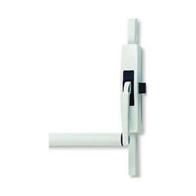 JPM Serrure antipanique type 8903 3 points haut bas et lat&eacute;ral blanc 9016