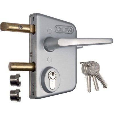 LOCINOX Serrure avec cylindre  pour profil carr&eacute; 30-40-50 mm - LCKX30