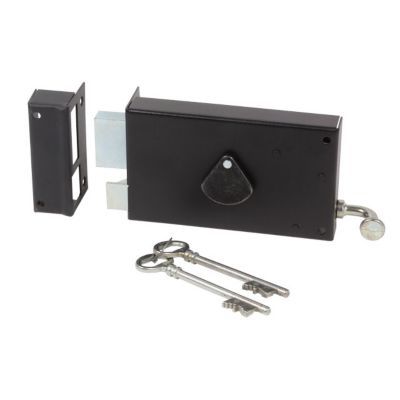 BRICARD Serrure en applique horizontal &agrave; tirage  70x120 mm gauche