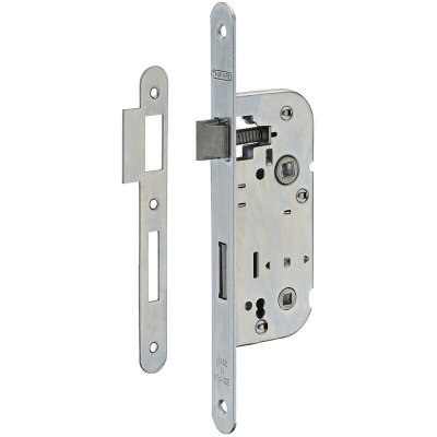 THIRARD Serrure encastrable &agrave; condamnation z/br pour porte sdb/wc 40 mm