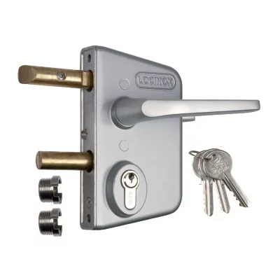 LOCINOX Serrure  avec cylindre lckx40 pour profil carre 40 - 50 - 60mm