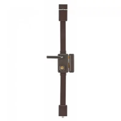 THIRARD Serrure multipoint en applique marron droite &agrave; fouillot - Axe &agrave; 45 mm - Beluga cp A2P 