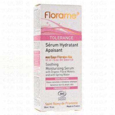FLORAME Serum Hydratant Apaisant Bio Tolerance Peaux Sensibles 30ml 