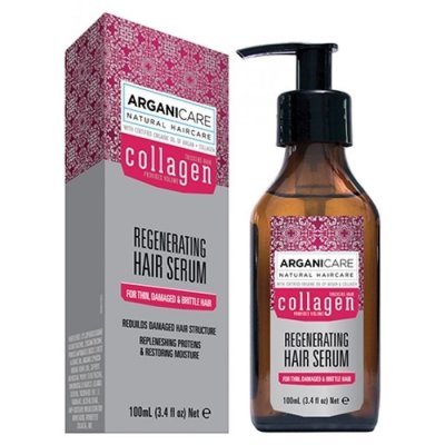 ARGANICARE Serum Regenerant Pour Cheveux Fins Secs Et Abimes 100ml 