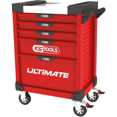 KS TOOLS Servante  ultimate - rouge - 5 tiroirs - 809.0005 809.0005